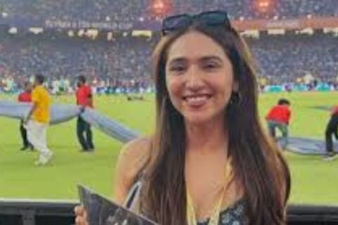 Indian sports presenter Sahiba Bali
