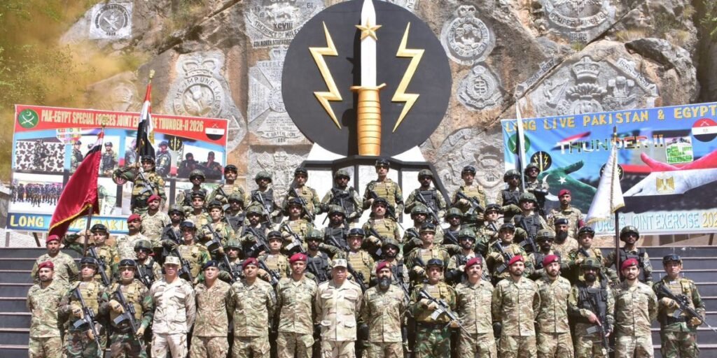 Pakistan Egypt exercise Thunder II