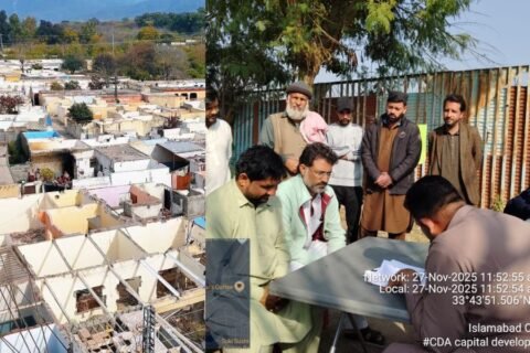 CDA Anti encroachment operation in Noorpur Shahan