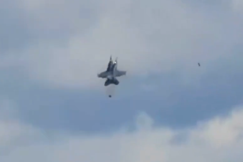 US Navy fighter jets