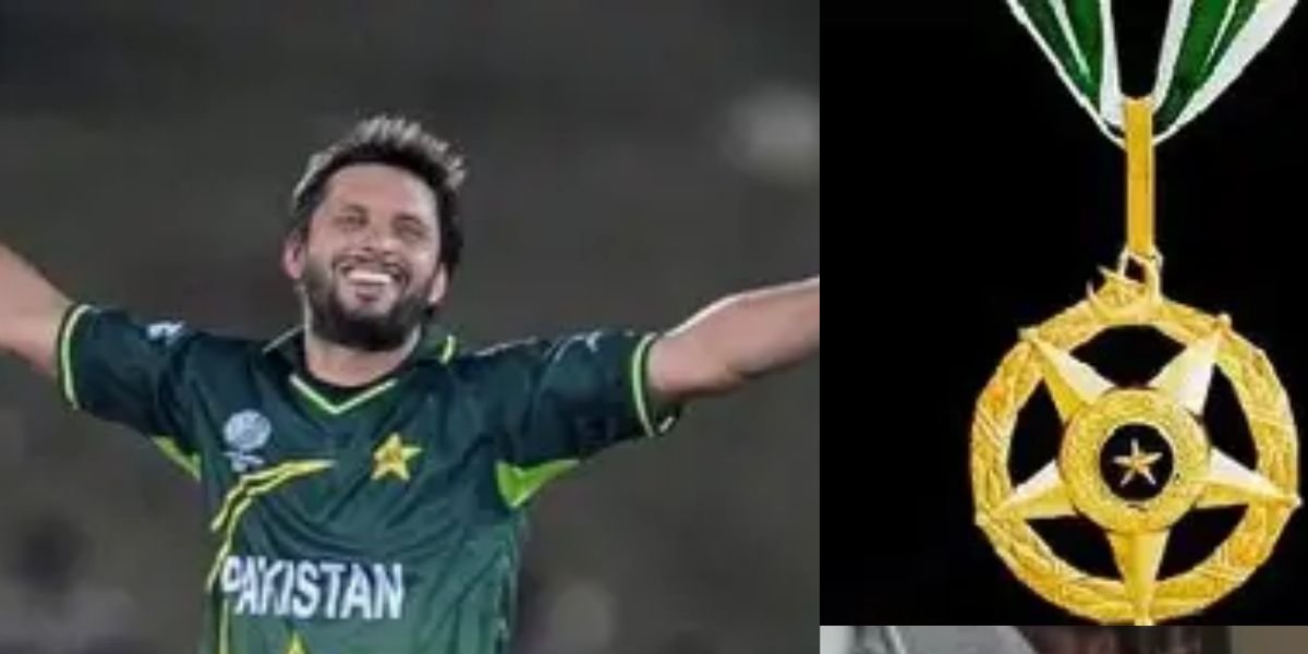 Shahid Afridi receives Hilal e Imtiaz