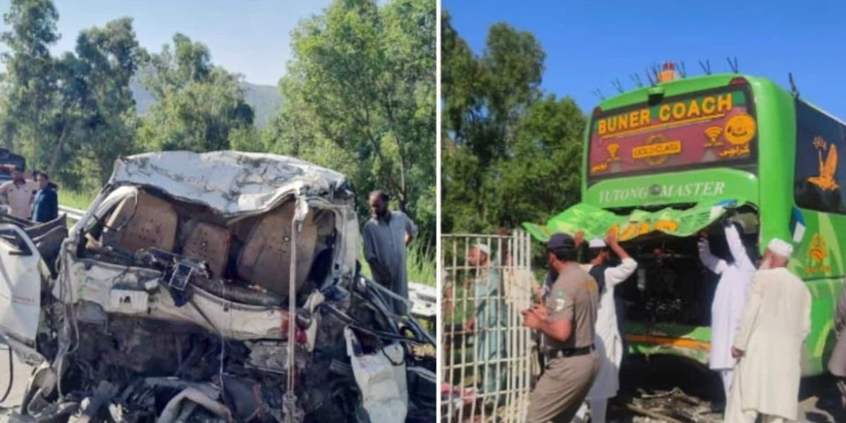 Accident on Swat expressway