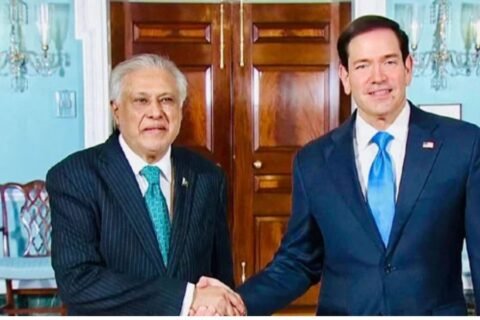 Ishaq Dar Rubio meeting