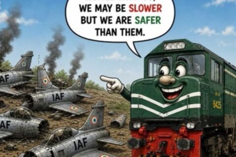 Rafale meme by Pakistan Railway