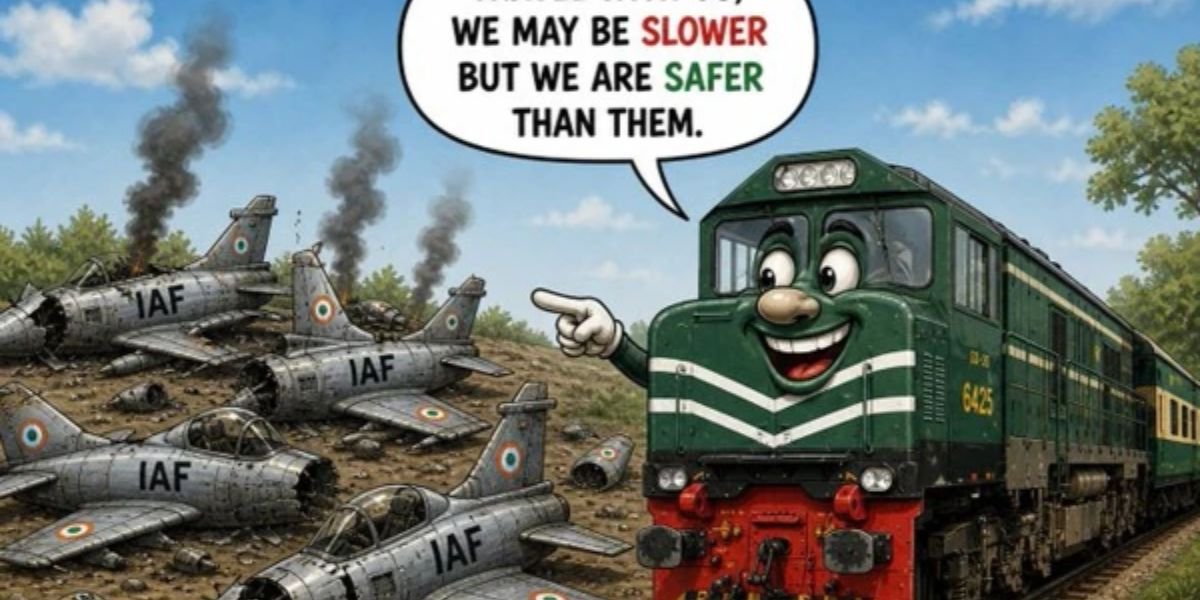 Rafale meme by Pakistan Railway