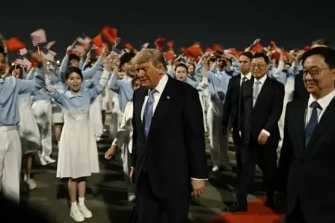 trump in china