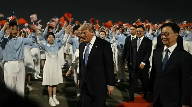trump in china