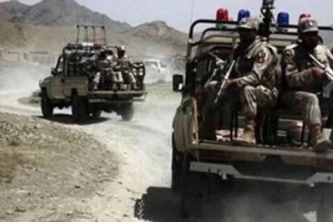 Security forces in Nushki