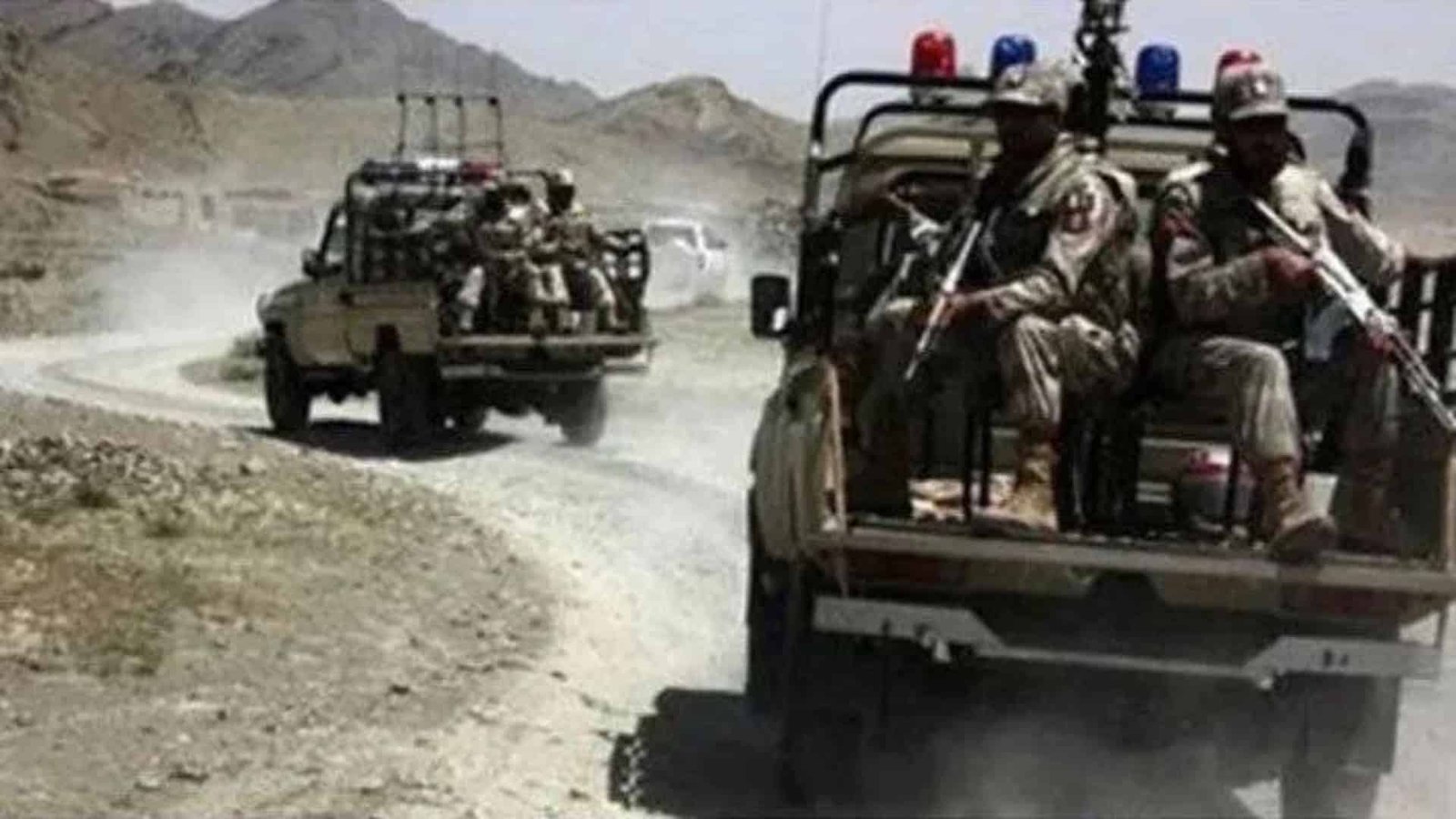 Security forces in Nushki