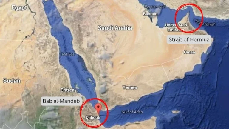 Strait of Hormuz and the Bab el-Mandeb Strait