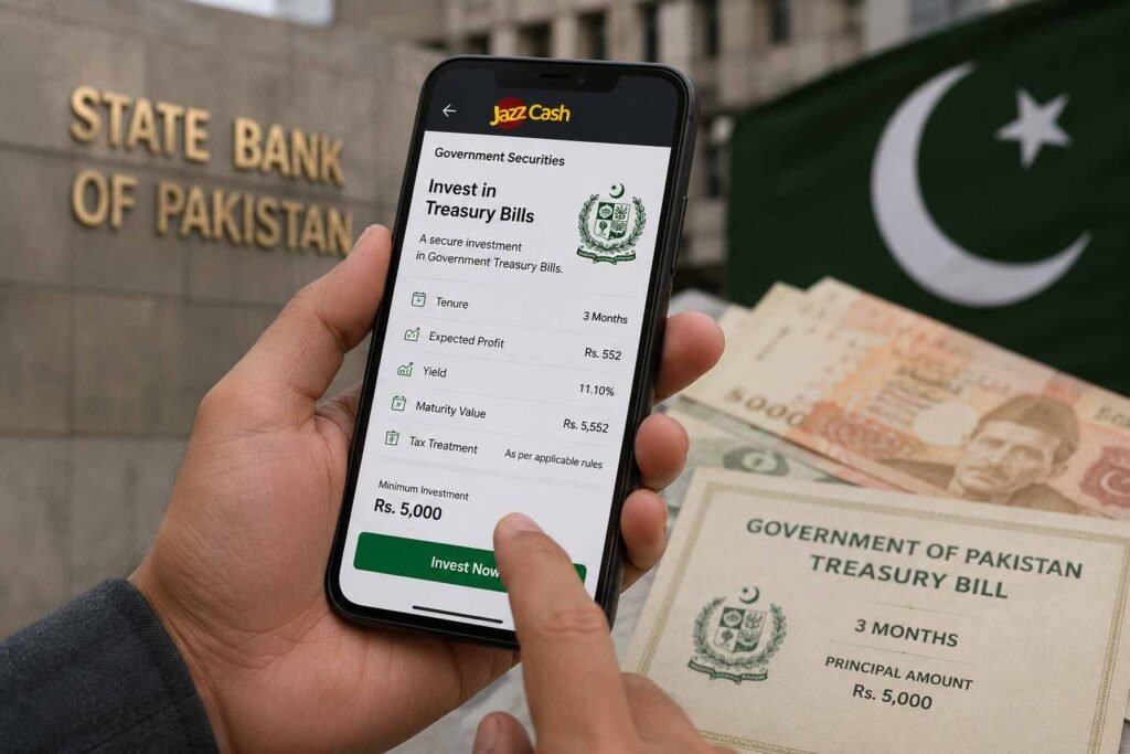 Pakistan Opens Treasury Bills Investment to Mobile Users