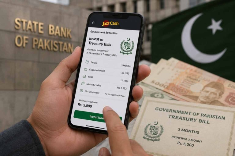 Pakistan Opens Treasury Bills Investment to Mobile Users