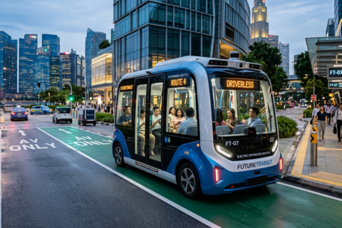 Driverless public transport