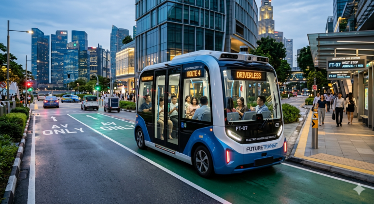 Driverless public transport
