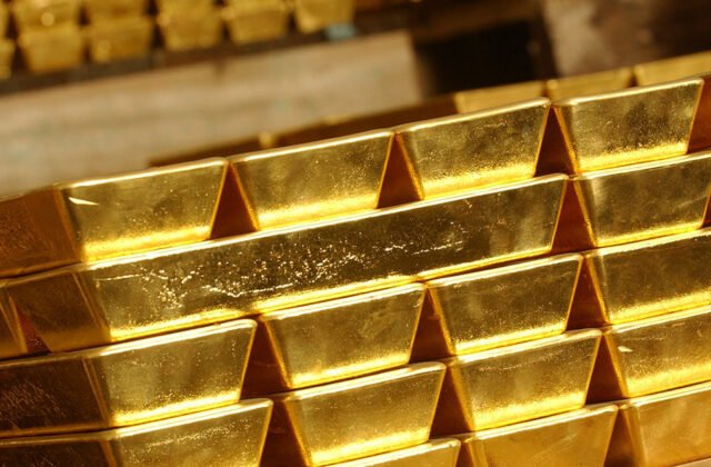 Gold prices fell