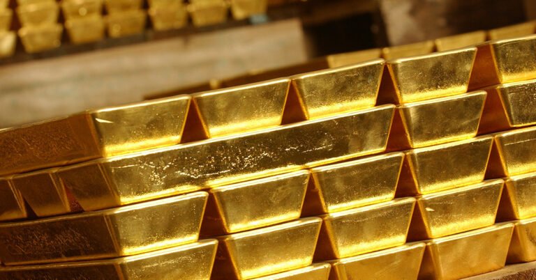 Gold prices fell