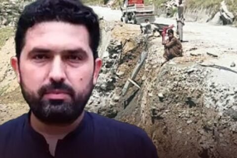 CM KP home town road work