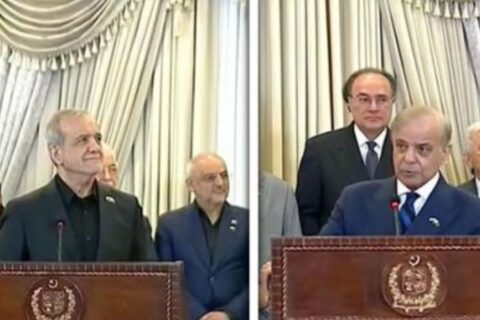 Iranian president visit to Pakistan