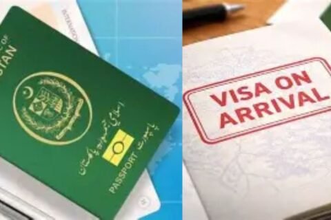 Visa on arrival for Pakistan passport