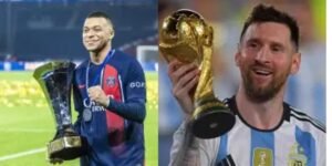 Kylian Mbappé breaks lionel Messi's scoring record