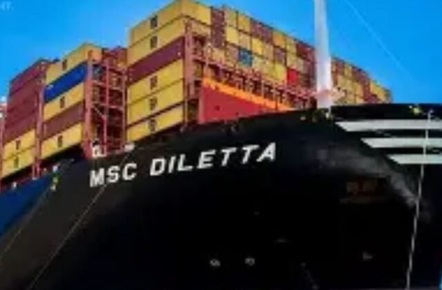 World's giant vessel MSC Diletta