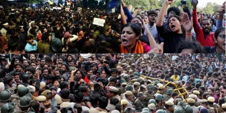 Students protest in India