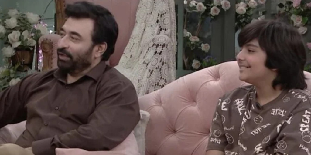 Yasir Nawaz's son reveals his morning routines