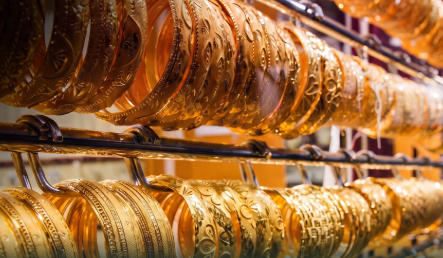 Gold prices declined