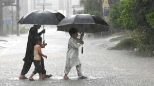 spell of monsoon rains