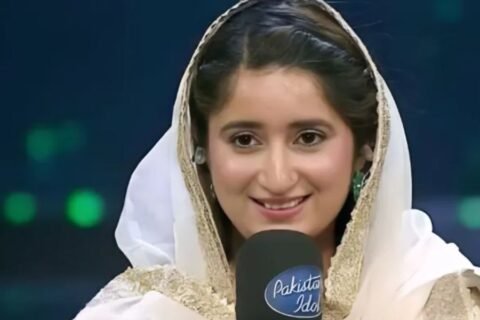 Hira Qaiser receive for winning Pakistan Idol
