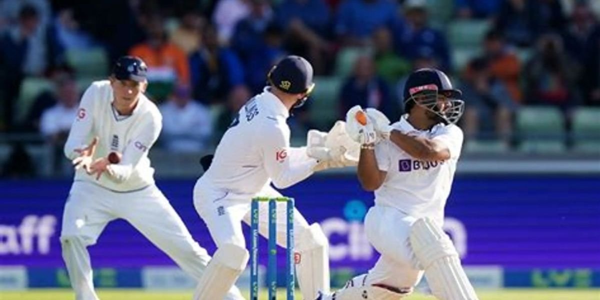 second Test match against England