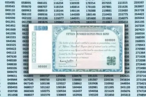 Rs1,500 prize bond