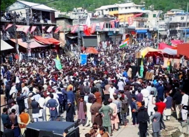footage of protests