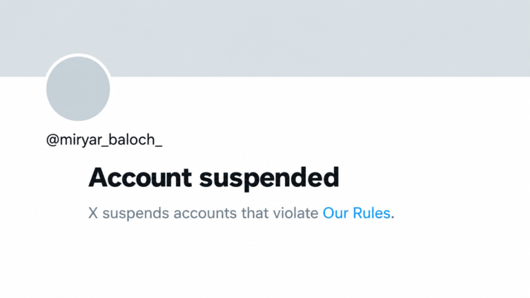 Indian sponsored BLA account suspended