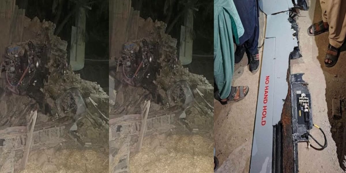 security forces small drone crashes