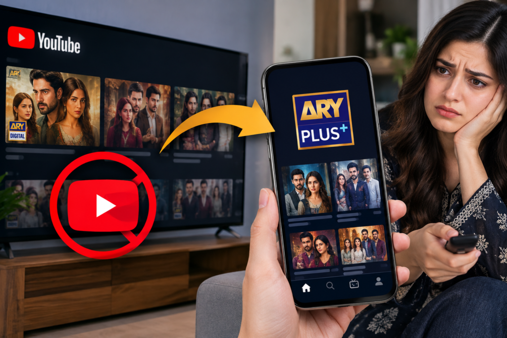 ARY dramas move from YouTube to app leaves viewers unhappy