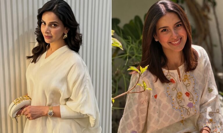 Saba Qamar and Iqra Aziz