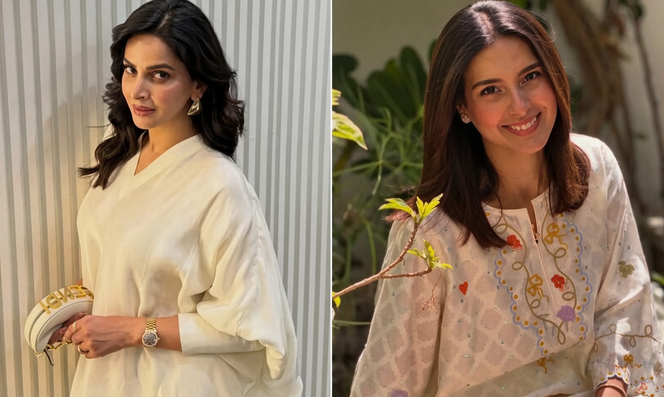 Saba Qamar and Iqra Aziz