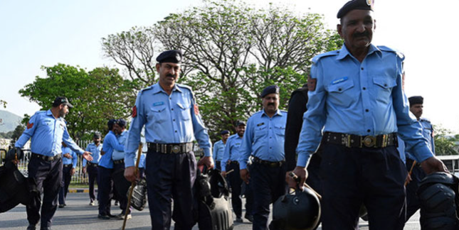 Islamabad police leaves cancelled