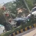 PTI MPA stopped at motorway checkpoint, guards open fire at Police