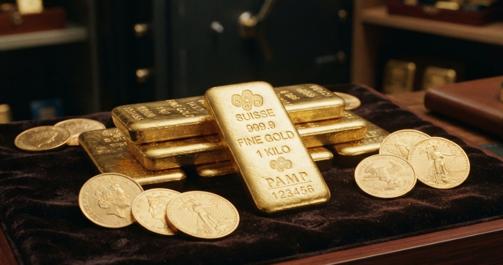 Gold prices fall to five month low