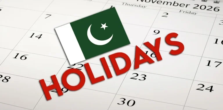 Pakistanis May Get 3 Days Off in November