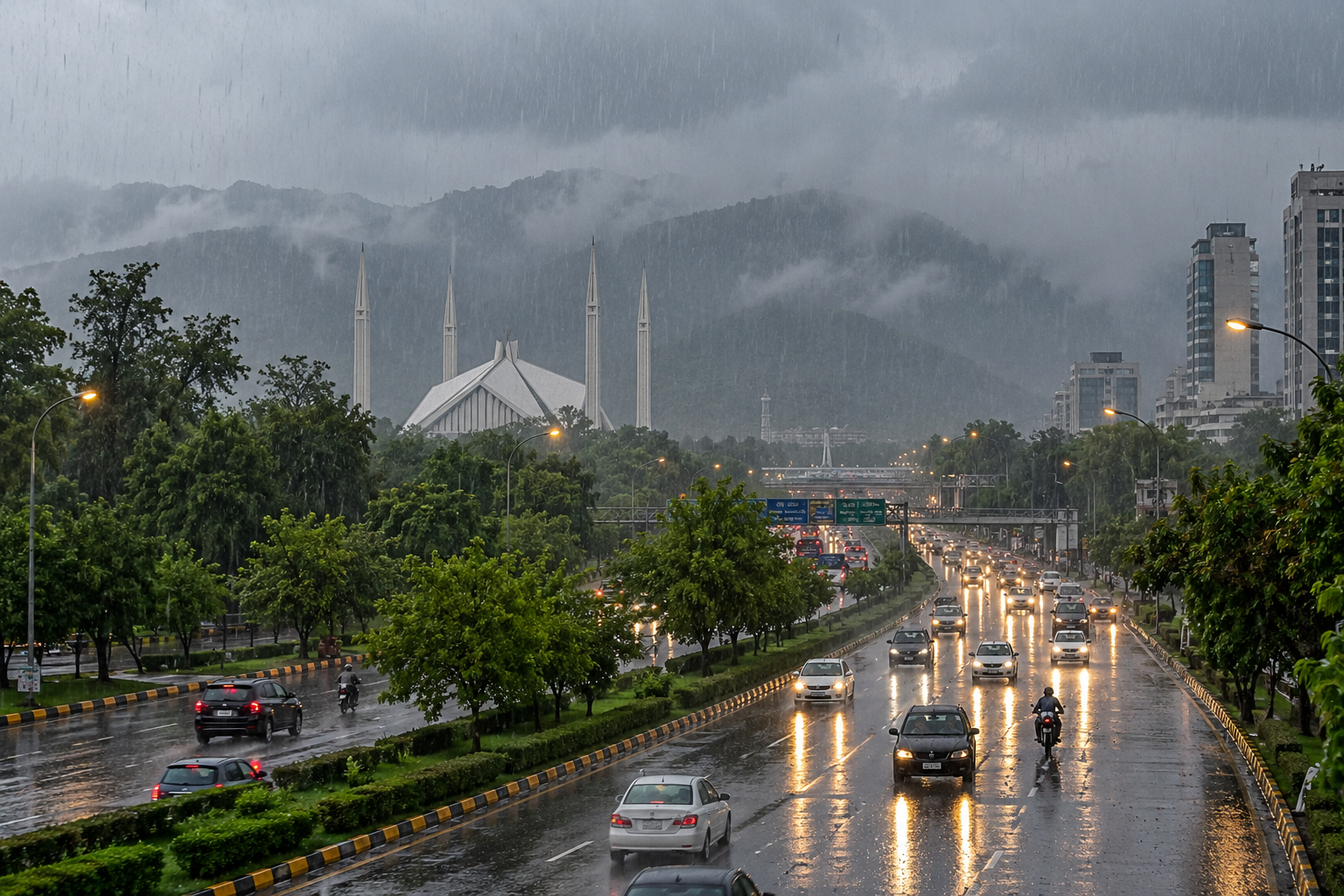 experience heavy rain and hail