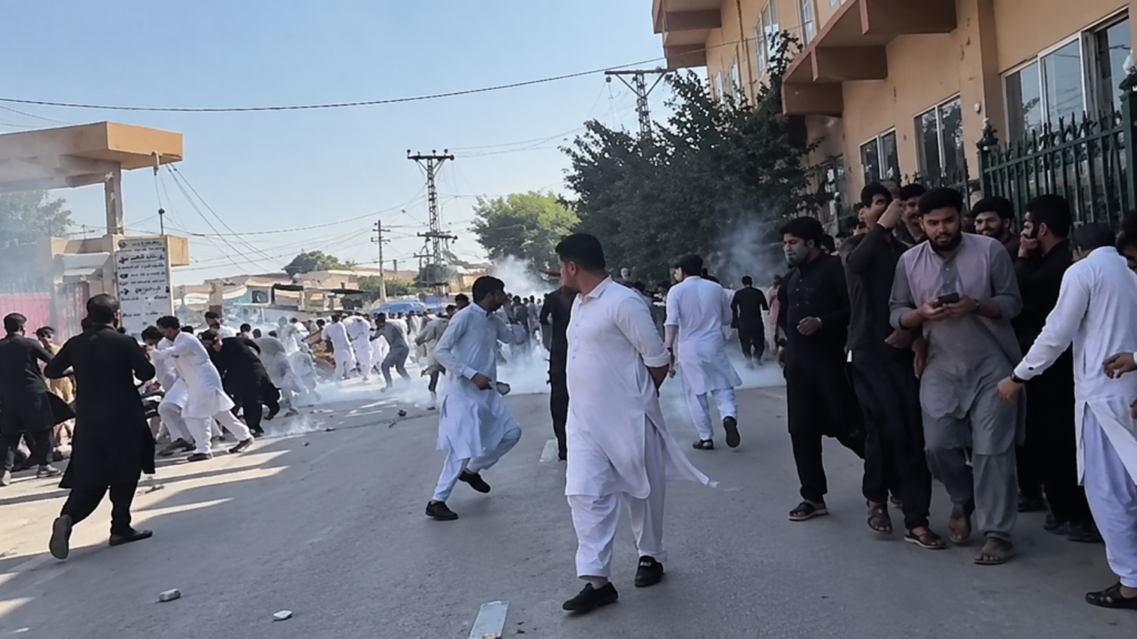 Iqra University student’s protest at Hayatabad campus turns violent