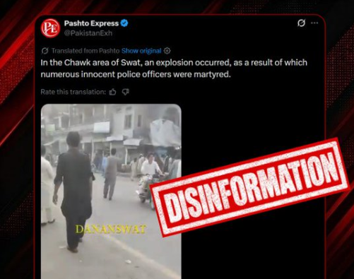 Fact Check: Taliban social media proxies spread false blast claims inside KP
