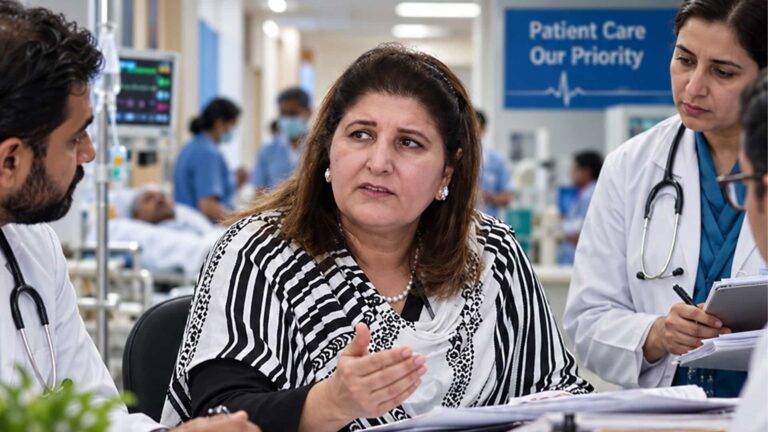 Health Adviser Nigar Johar Reviews Treatment, Medical Facilities for Injured Children