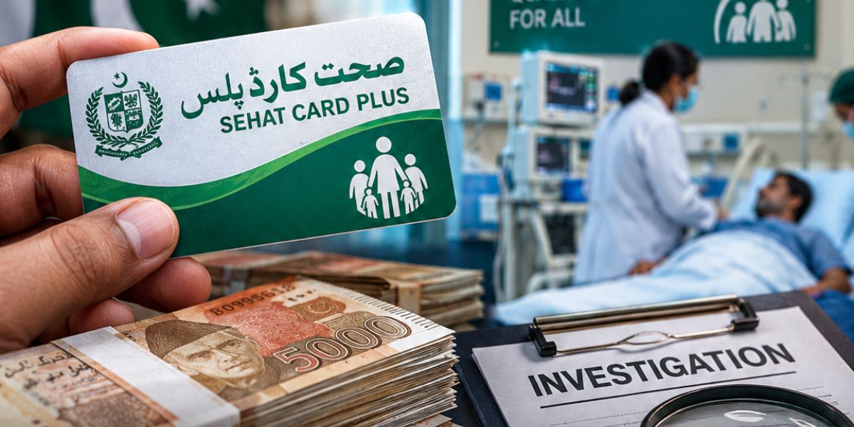 KP Launches Major Probe into Sehat Card Plus Irregularities