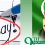 Pakistan Announces Nationwide Public Holiday on November 9